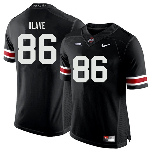 Men #86 Chris Olave Ohio State Buckeyes College Football Jerseys Sale-Black
